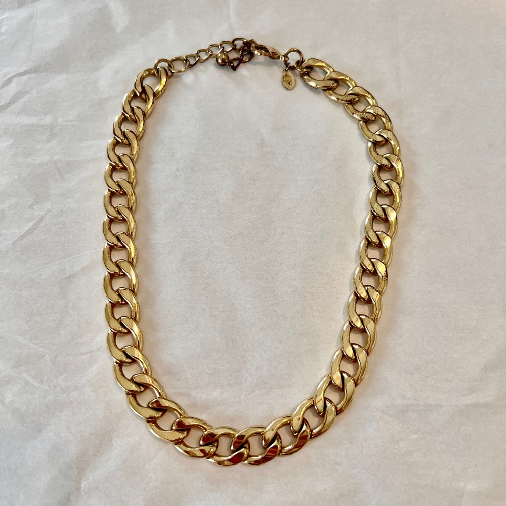 Express Gold Chunky Chain Necklace